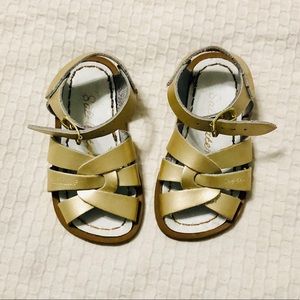 Gold Salt Water Sandals